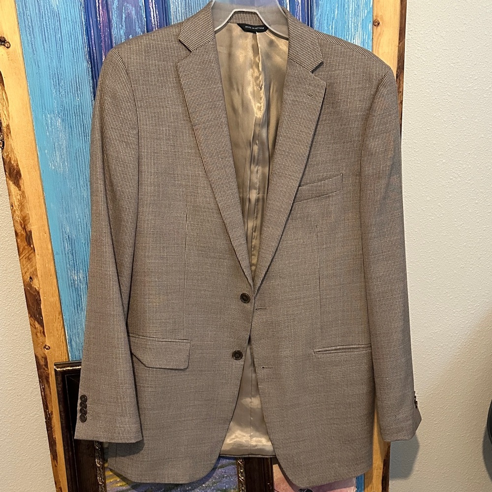 Marc Anthony Gray Textured Blazer